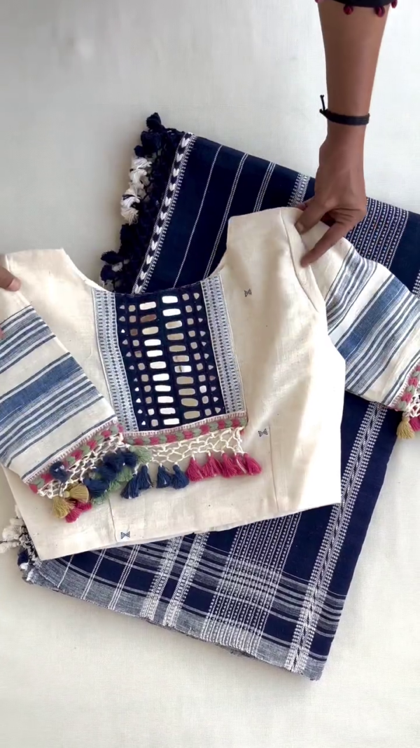 Handwoven Bhujodi Sarees – Shree Handicrafts - Image 5