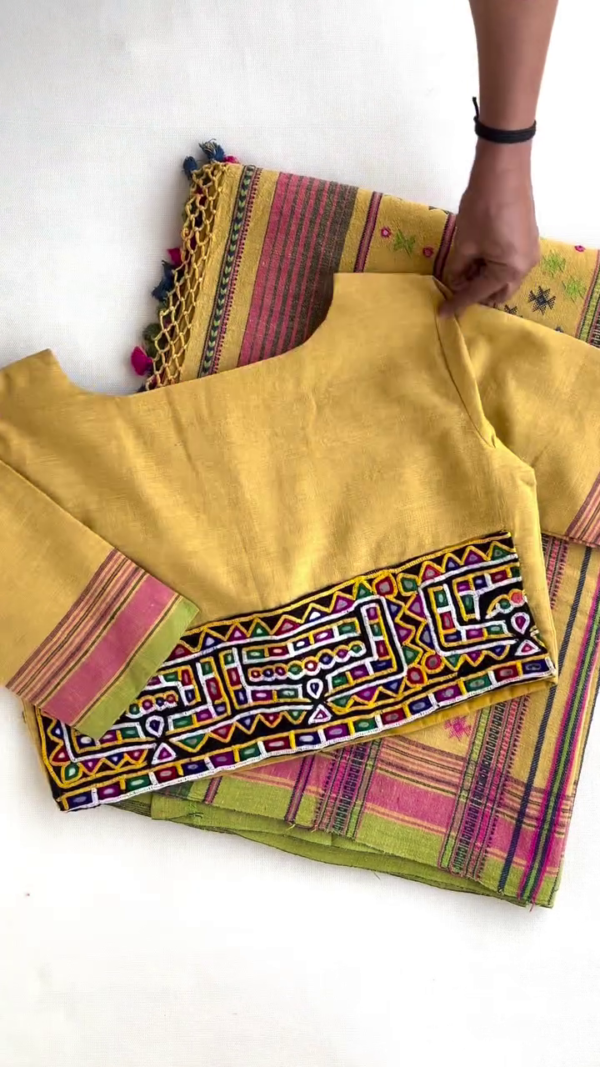 Handwoven Bhujodi Sarees – Shree Handicrafts - Image 6