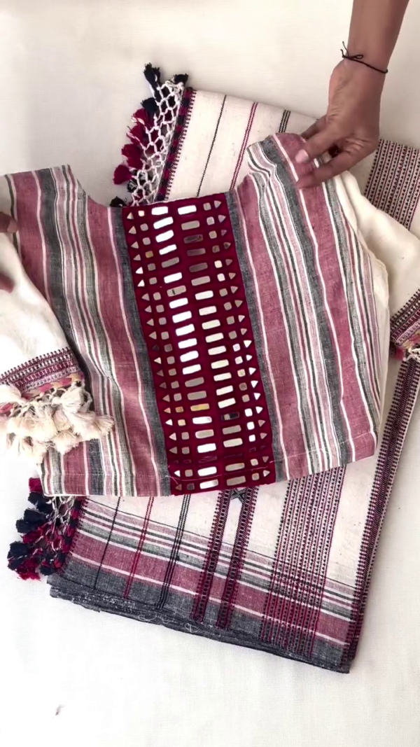Handwoven Bhujodi Sarees – Shree Handicrafts - Image 7