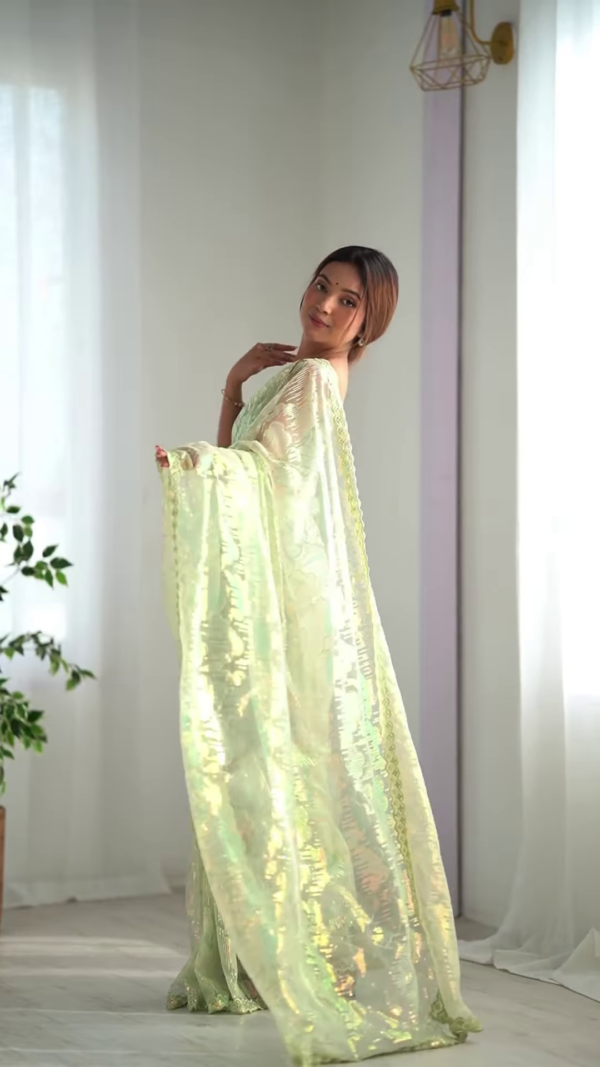 Graceful in Green – Ethereal Elegance Redefined - Image 4