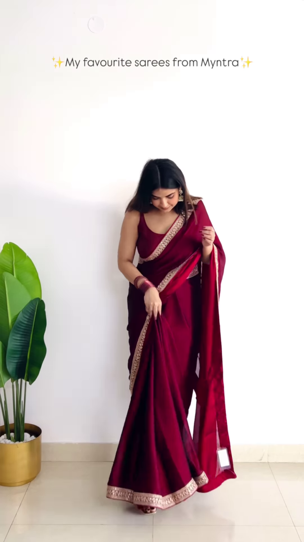 💙✨ Elegance in Every Drape – My Favorite Saree Picks ✨💙 - Image 2