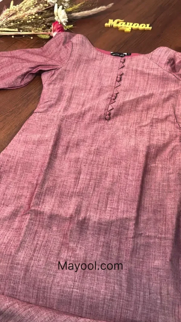 Textured Elegance: Mayool's Premium Cotton Pleated Collection - Image 2