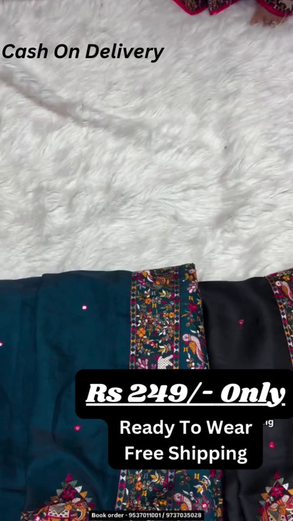 Elegant Patola Printed Silk Saree – A Fusion of Tradition and Contemporary Charm - Image 5