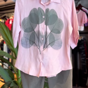 Botanic Breeze – Nature-Inspired Shirt & Shorts Coord