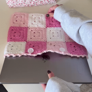 Crochet Granny Square Baby Blanket