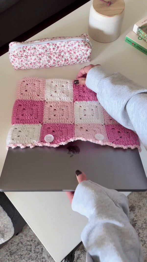 Crochet Granny Square Baby Blanket